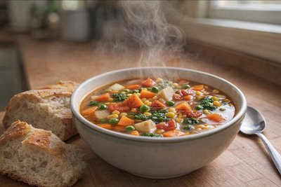 How to Make a Quick and Healthy Vegetable Soup on the Stovetop